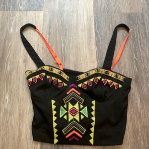 Bustier Neon Top